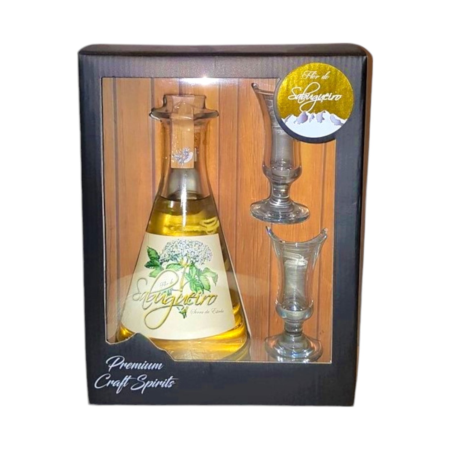 Conjunto Premium Serra da Estrela com 2 Copos | Flor de Sabugueiro - 500 ml