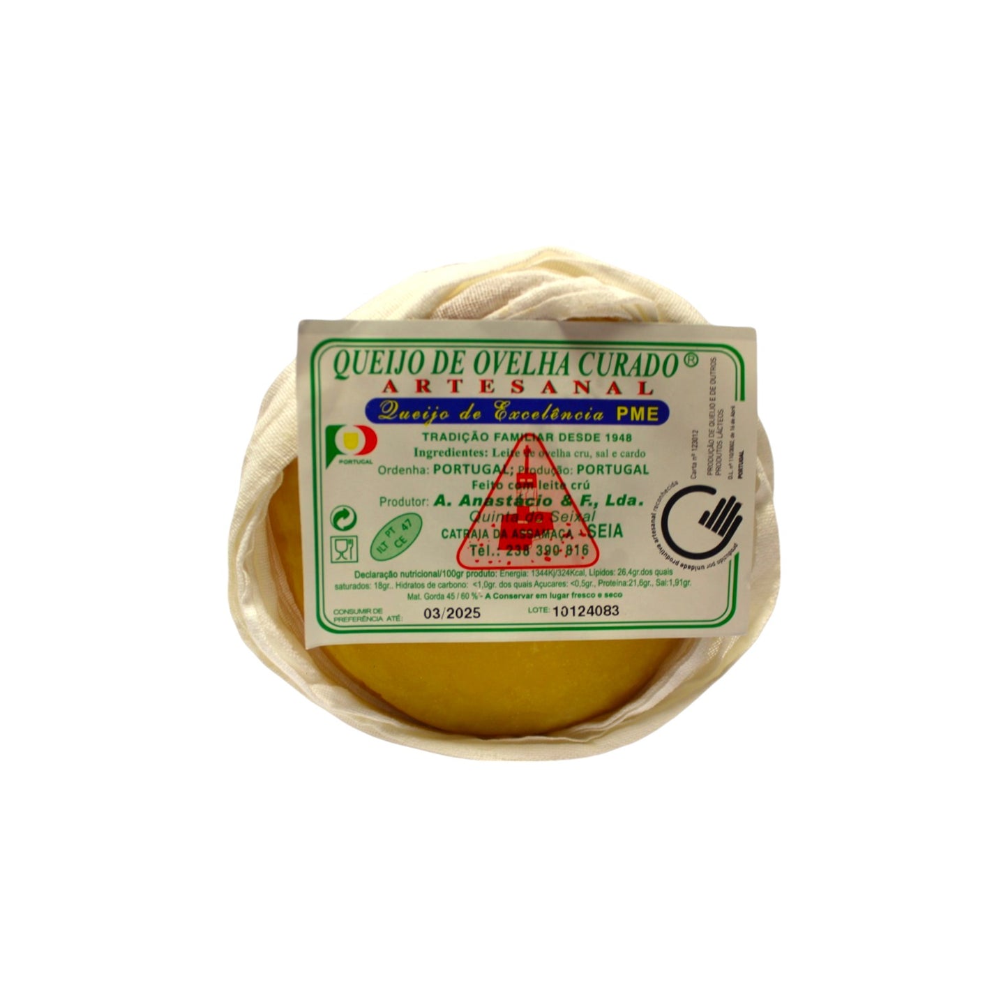 Queijo Ovelha Amanteigado pequeno Anastácio